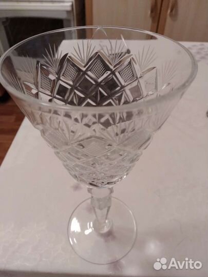Хрустальные фужеры СССР Очень красивые