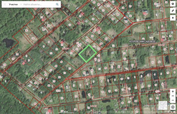 Участок 20 сот. (СНТ, ДНП)