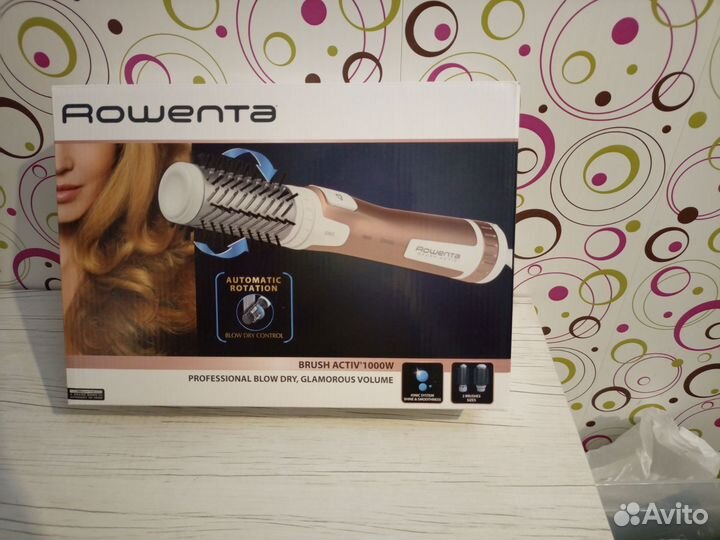 Фен щетка rowenta cf 9520 fo