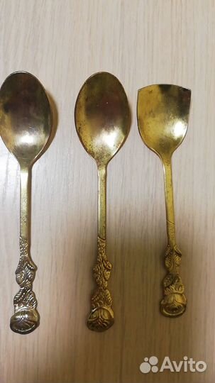 Ложки позолоченные