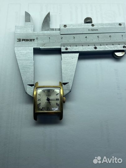 Позолоченые AU женские часы slava,luch