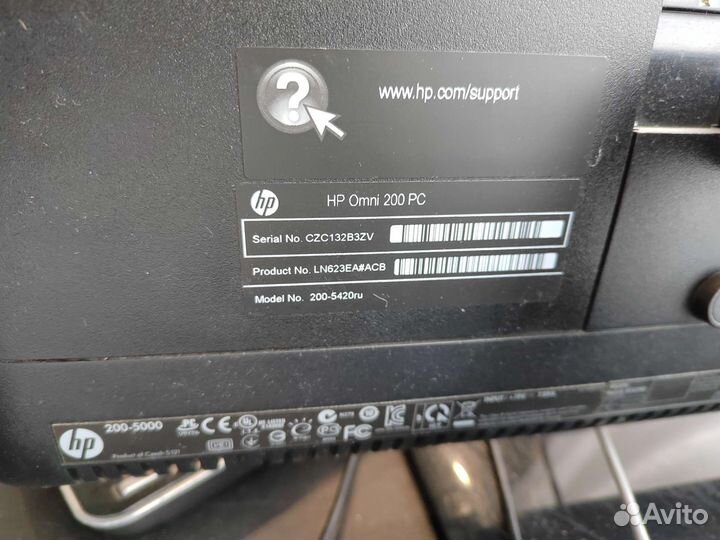 Моноблок hp omni 200