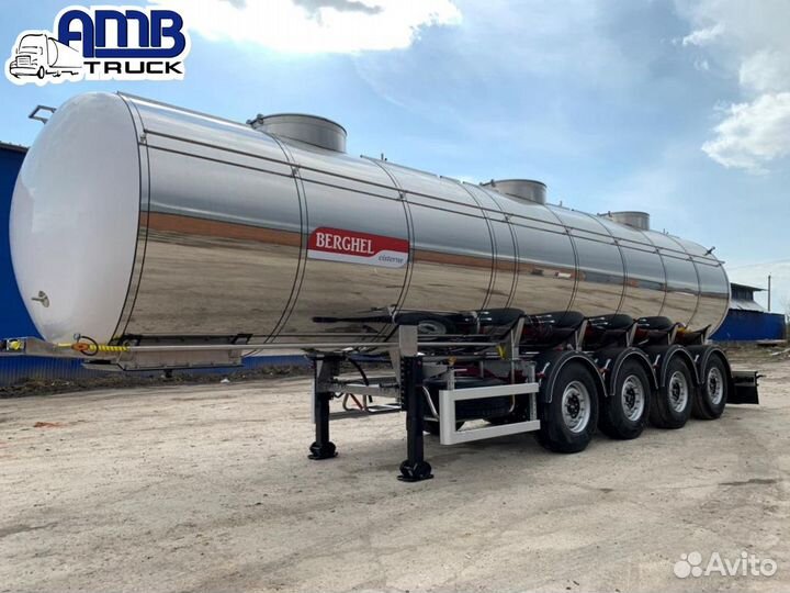 Полуприцеп пищевая цистерна BERGHEL 30000Л 4-осная, 2023