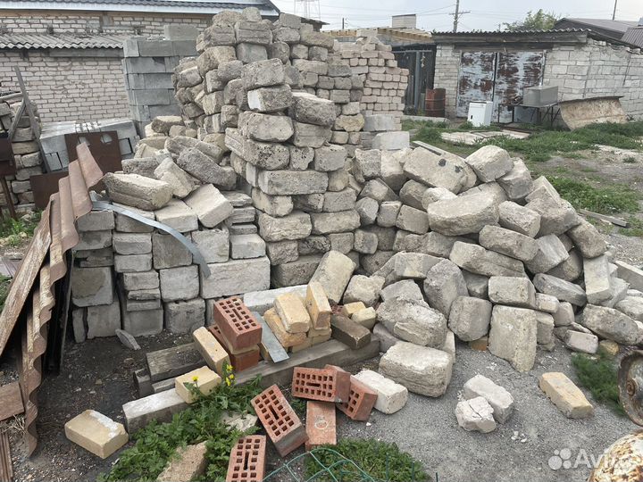 Кирпич белый бу и шкакоблок бу