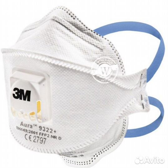 Защитные респираторы 3м 9322+