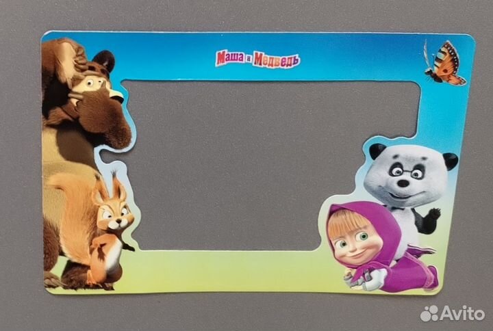 Медведь игрушка и фоторамка