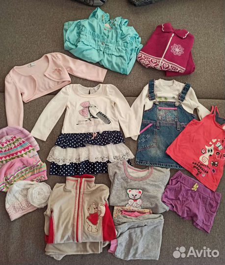 Пакет одежды для девочки на рост 86-92