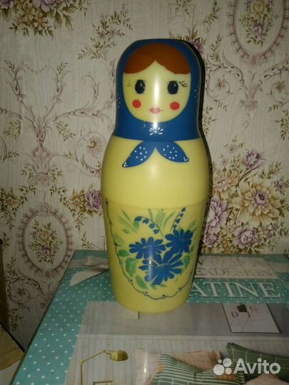 Матрешка СССР термос