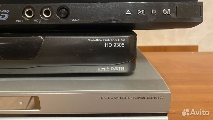 Blu-ray плеер+телевидение спутниковое