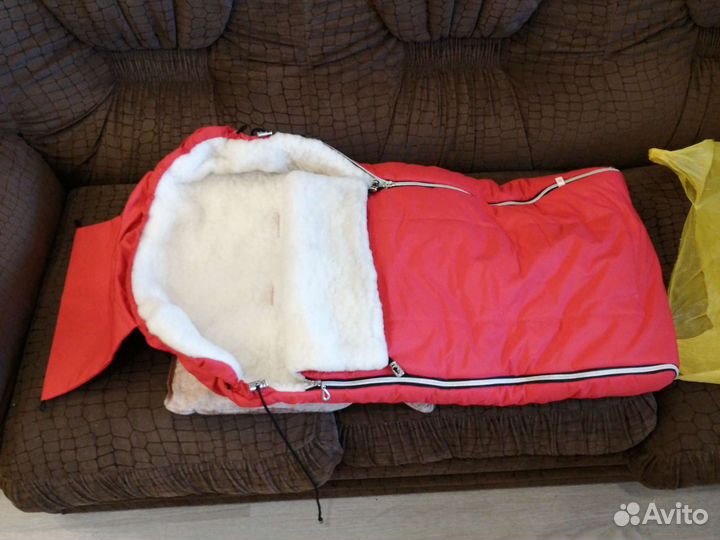 Конверт (чехол) для малыша зимний в коляску