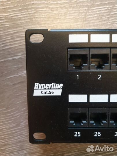 Коммутационная патч-панель Hyperline 19