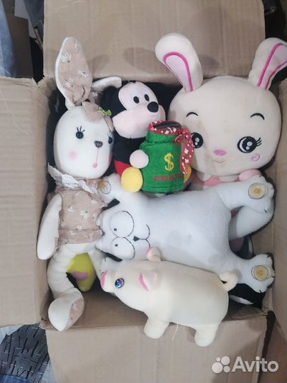 Мягкие игрушки пакетом