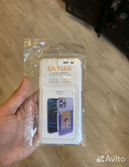 Чехол на любой iPhone, с картхолдером