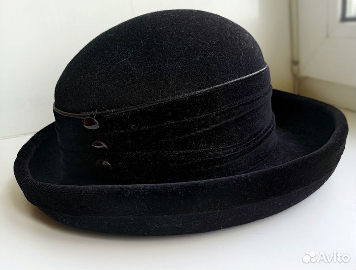Шляпа фетровая женская