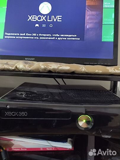 Xbox 360 Slim + игры