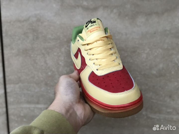 Кроссовки Nike Air Force 1 07 Chili Pepper