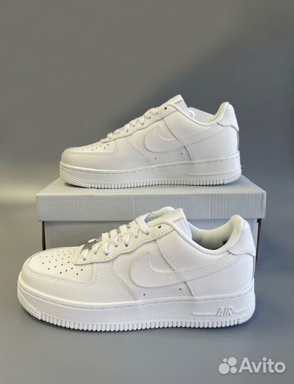 Кеды nike air force 1 белые классические