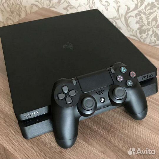 PS4 slim 500 Gb + диск Horizon