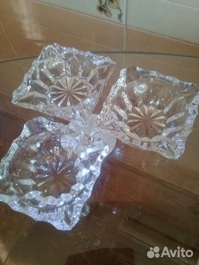 Пепельница хрусталь СССР