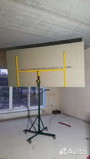 Подъёмник для гипсокартона, гвл, OSB