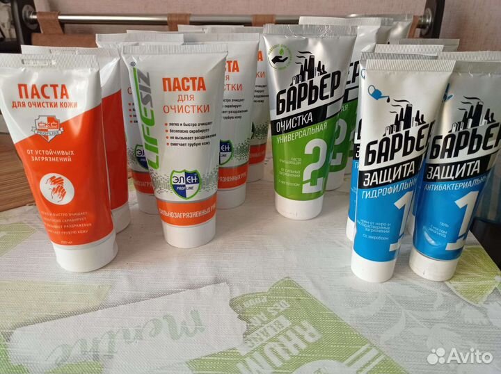 Крем и паста для очистки рук