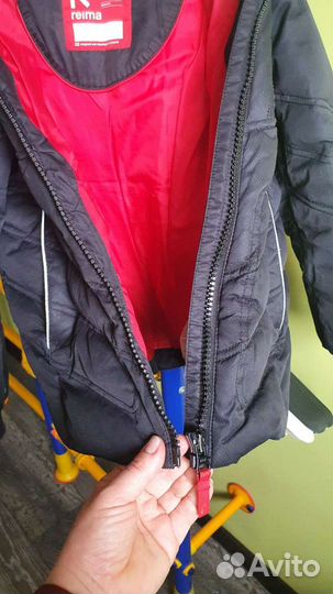 Куртка и перчатки для мальчика мембрана Reima