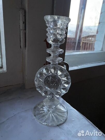 Хрусталь ссср: подсвечник