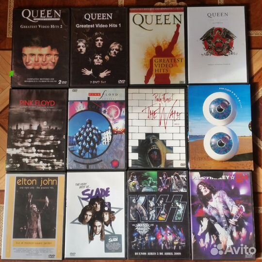 Видеоклипы и концерты на dvd дисках