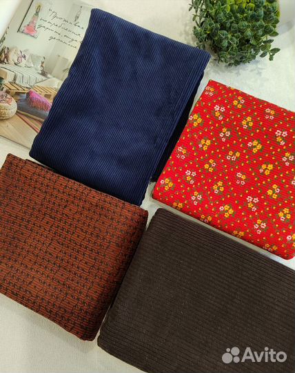 Отрез ткани вельвет СССР