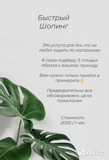 Стилист Разбор Гардероба / Шопинг