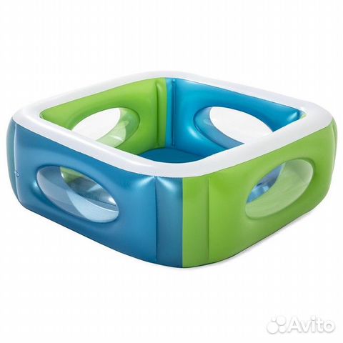 Бассейн детский 168 х 168 х 56 см, с окошками