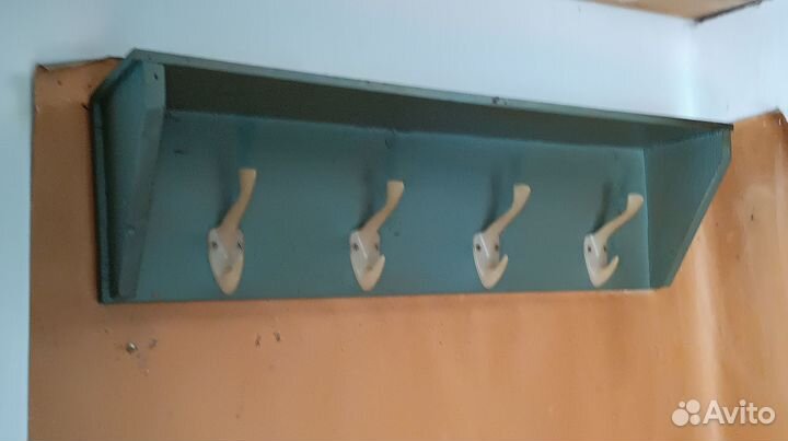 Полка Вешалка СССР Большая Дерево советская