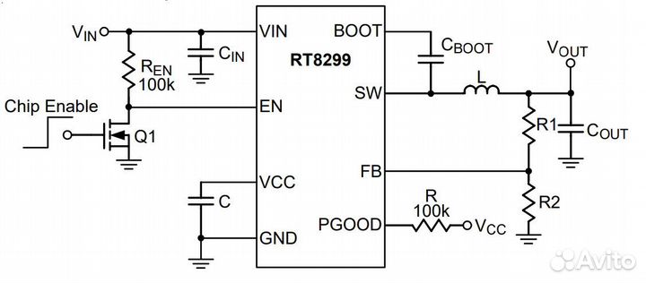 Микросхема RT8299GQW 56