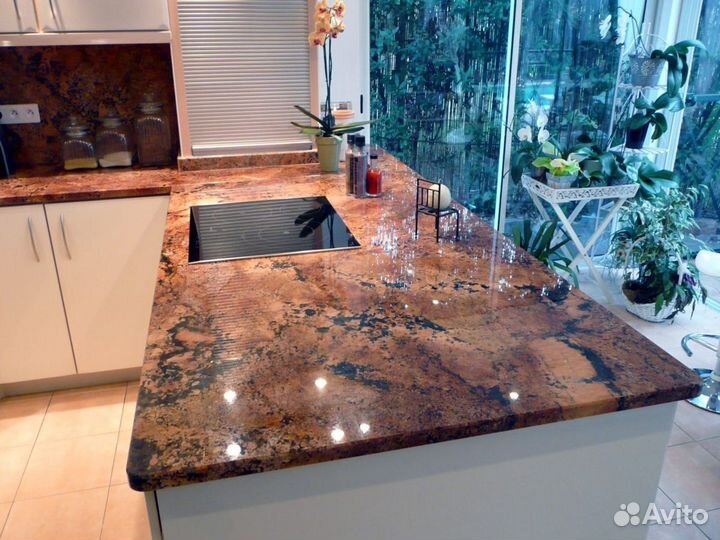 Столешница с мойкой, барная столешница