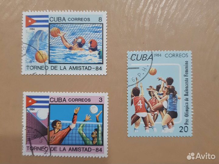 Марки Олимпиада 1984г