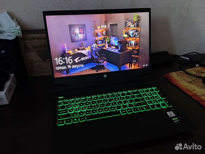 Игровой ноутбук HP Core i5-10300H/GTX 1660TI/16GB