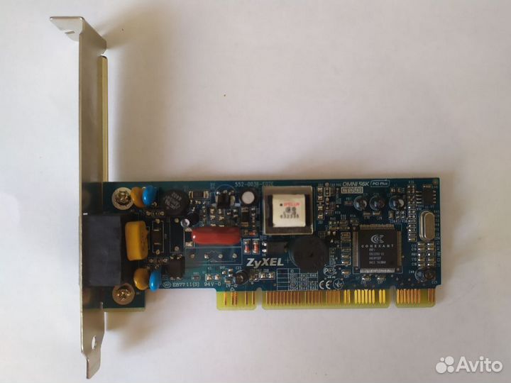 Бесплатно Аналоговый модем zyxel omni 56K PCI Plus
