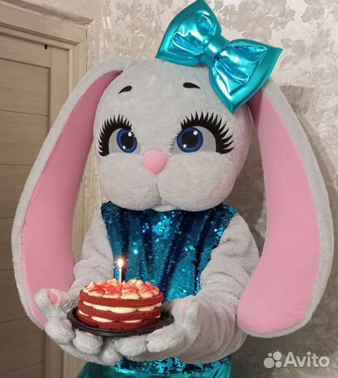 Зайка ростовая кукла