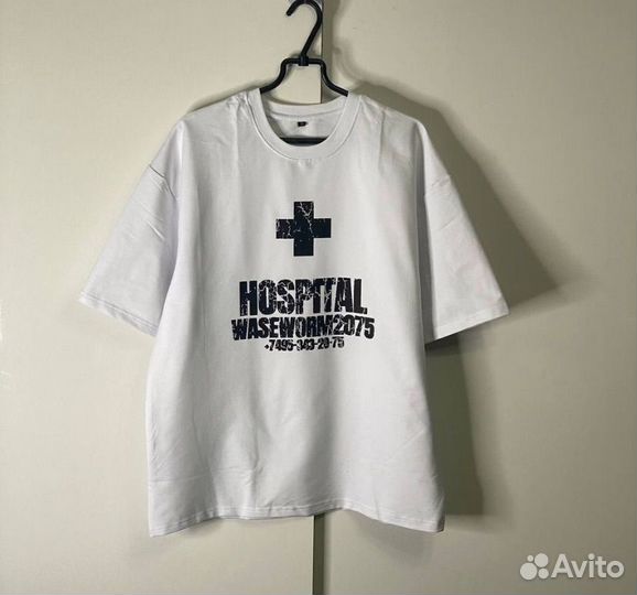 Футболка Hospital waseworm Black