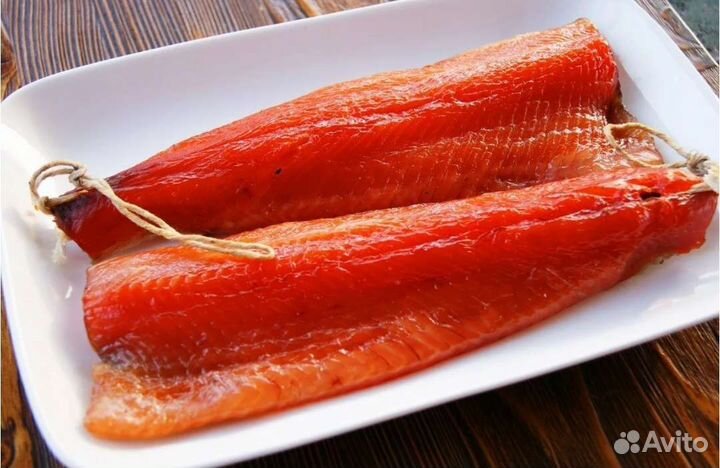 Вяленано - копченая рыба: Кета Нерка