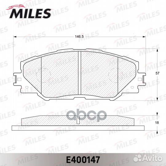 Колодки тормозные toyota RAV 4 05 передние Low