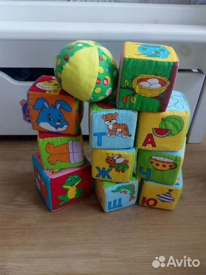 Кубики обучающие 