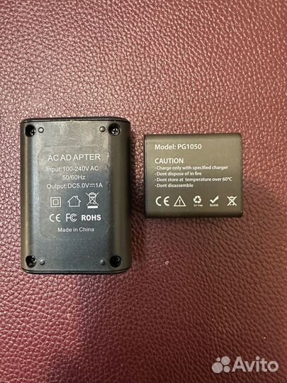 Зарядное устройство с аккумулятором для экшн камер