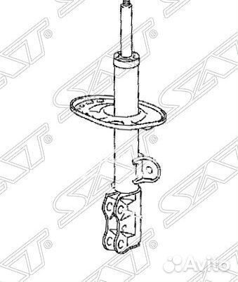 Стойка передняя toyota RAV4 05- RH