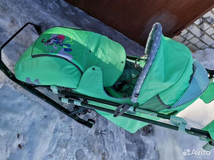 Коляска санки ника 7-4