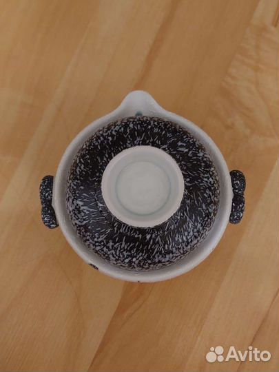 Гайвань с блюдцем керамический, ручная роспись