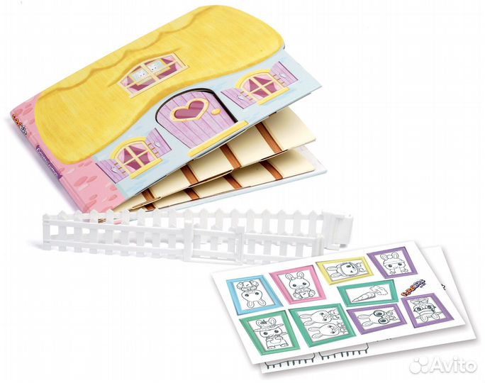 Игровой набор Книжка-домик Фуззики