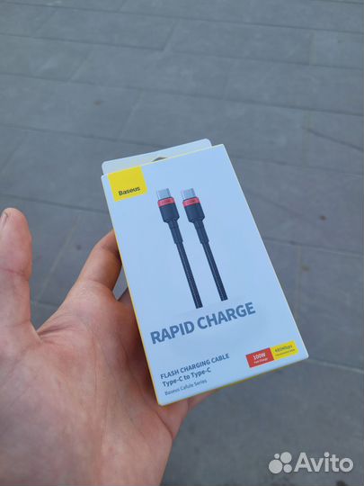 Кабель type c & type c 100w baseus