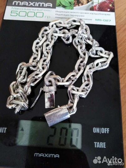 Серебряная цепь 925 пробы