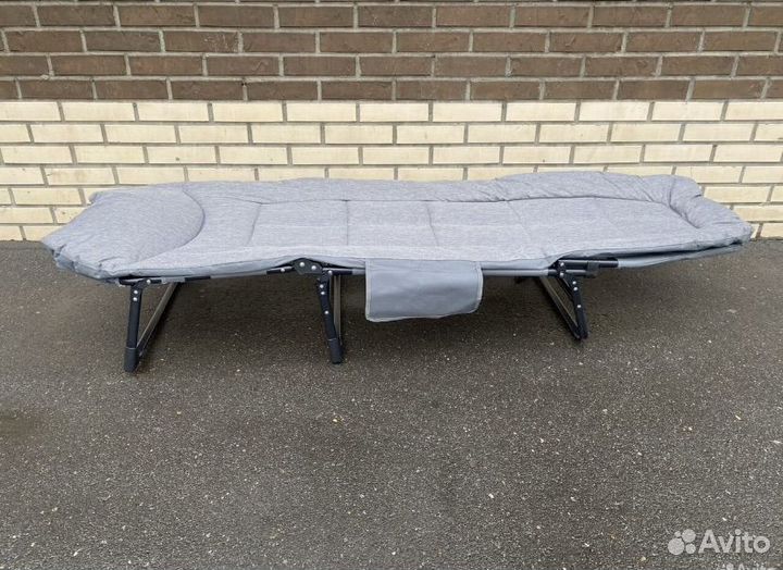 Раскладушка туристическая с матрасом